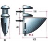 Shelf Support, Adjustable, 38mm Wide, 105mm Deep