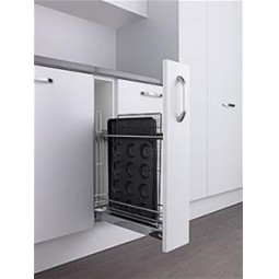 Classic base unit tray pull-out, 150mm wide, chrome