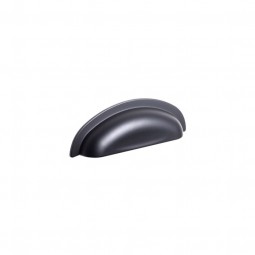 Reeth, cup handle, 96mm, Smooth Matt Black