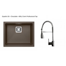 Quadrix 50 Chocolate with Billy S Semi Proffessional Tap