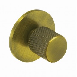 Knurled Knob Round Backplate 40mm