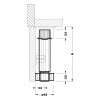 Bulk Packed Adjustable Leg Tube, 150mm High, Plastic Per 100