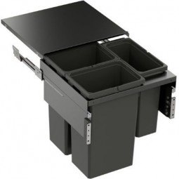 VS Envi Space XX Pro For 600mm Cabinet, 3 Bins 2x32L + 1x21L