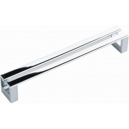 Block D-Handle, 160mm Bright Chrome