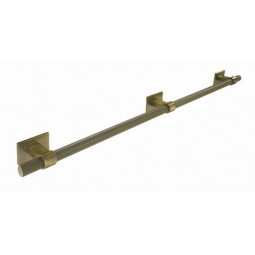 Knurled Bar Handle Rectangular Backplate 448mm