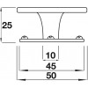 Knob, 50mm, Comes With Backplate, 45mm Diameter