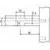 Cam-Grip Connecting Fitting, 18mm Diameter, Raw Mazac