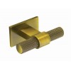 Second Nature Handles - Knurled T-Bar Handle Square Backplate 60mm