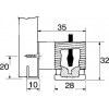 Furniture Leveller, 100kg Loading Capacity Per 100