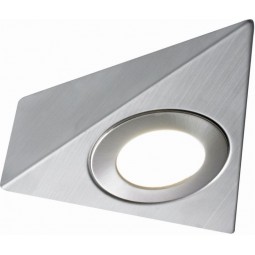 Lumiere LED Designer Triangle Light, Stainless Steel Pk Of 3