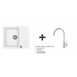 Cadit 10 Artic Sink complete with Roxa Artic Tap