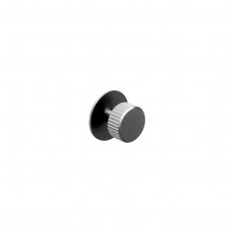 Arden, Flutted knob with backplate, central hole centre,