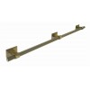 Second Nature Handles - Knurled Bar Handle Rectangular Backplate 448mm