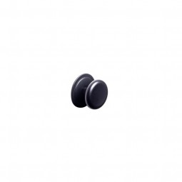 Reeth, knob, 46mm, Smooth Matt Black