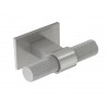 Second Nature Handles - Knurled T-Bar Handle With Rectangular, 40 x 26mm Backplate