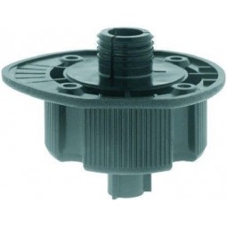 Socket, Single Dowel Fix, 58 x 65mm, Plastic Per 100