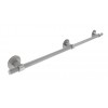 Second Nature Handles - Knurled Appliance Pull 448mm - 3 Circular 40mm Backplates