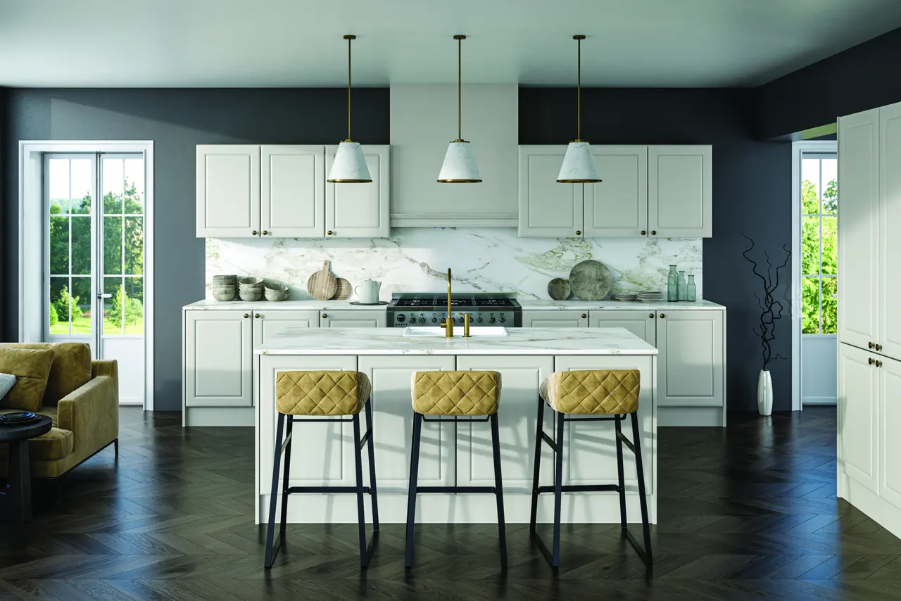 Ashford in Matt Dove Grey kitchen